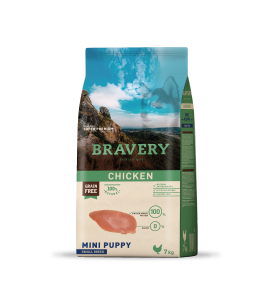 BRAVERY CHICKEN MINI PUPPY SMALL BREEDS 7 kg.