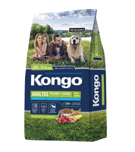 kongo natural medianos y grandes  18 kg.